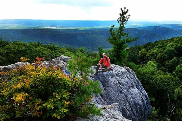 Hiking on Black Mountain